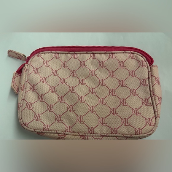 New Lauren Ralph Lauren Polo Cosmetic Bag iPhone Case Cosmetic Bag Makeup Case - Picture 3 of 16